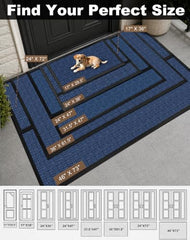 Close-up of Mibao doormat textured surface for dirt trapping