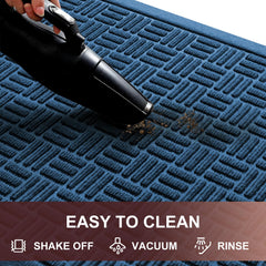 Close-up of Mibao Heavy Duty Welcome Mat non-slip backing