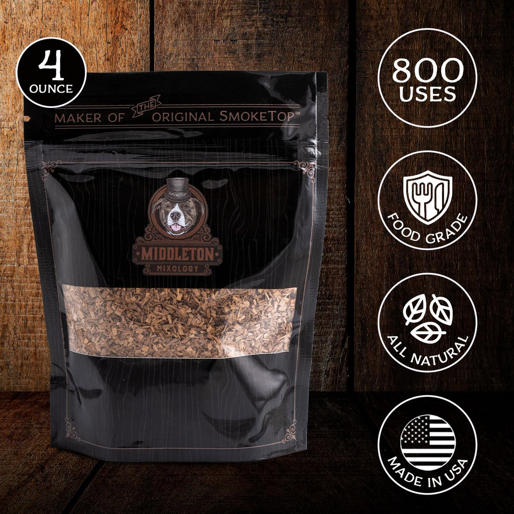 Close-up of Middleton Mixology SmokeTop Cherry smoker chips