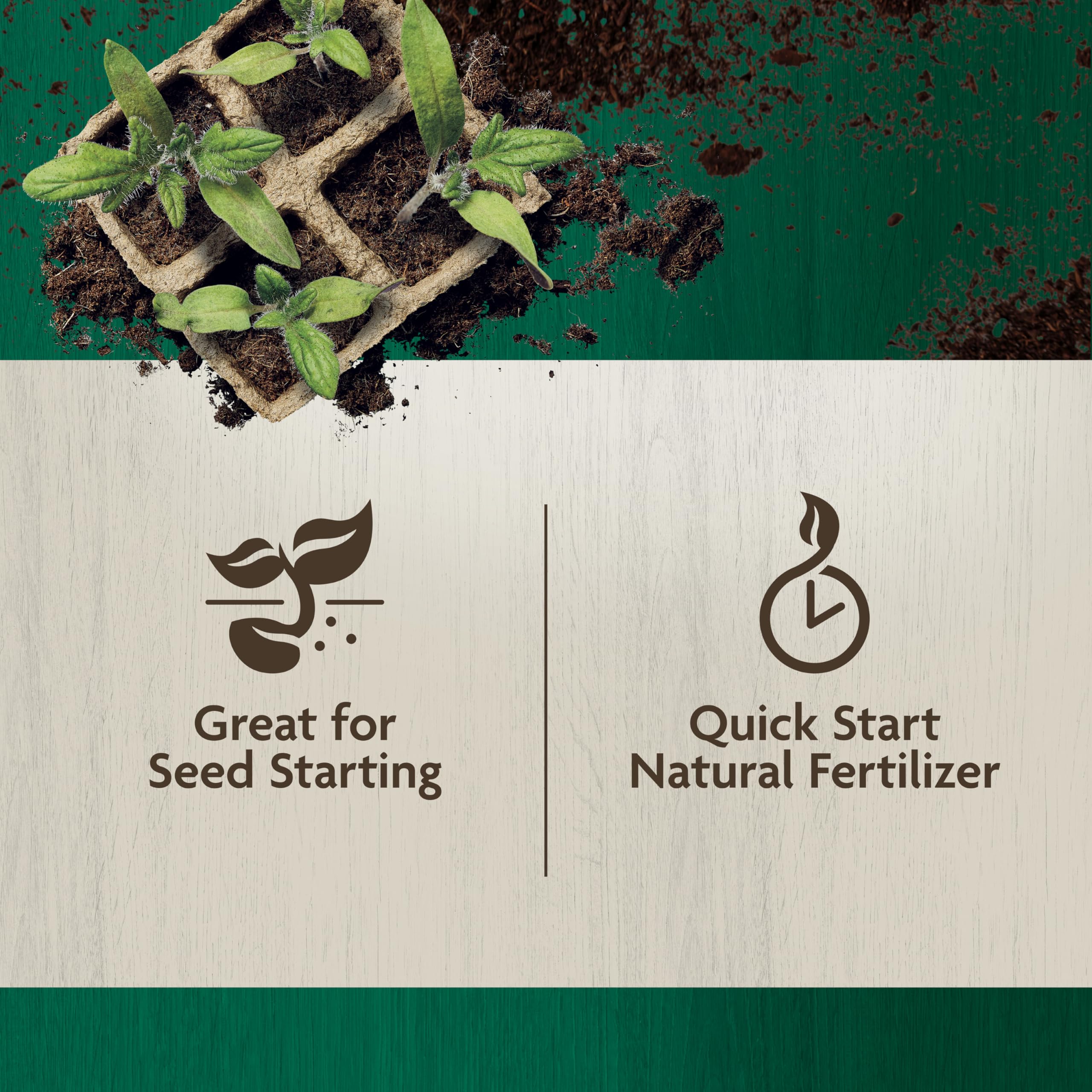 Close-up of Miracle-Gro Organic Indoor Potting Mix texture
