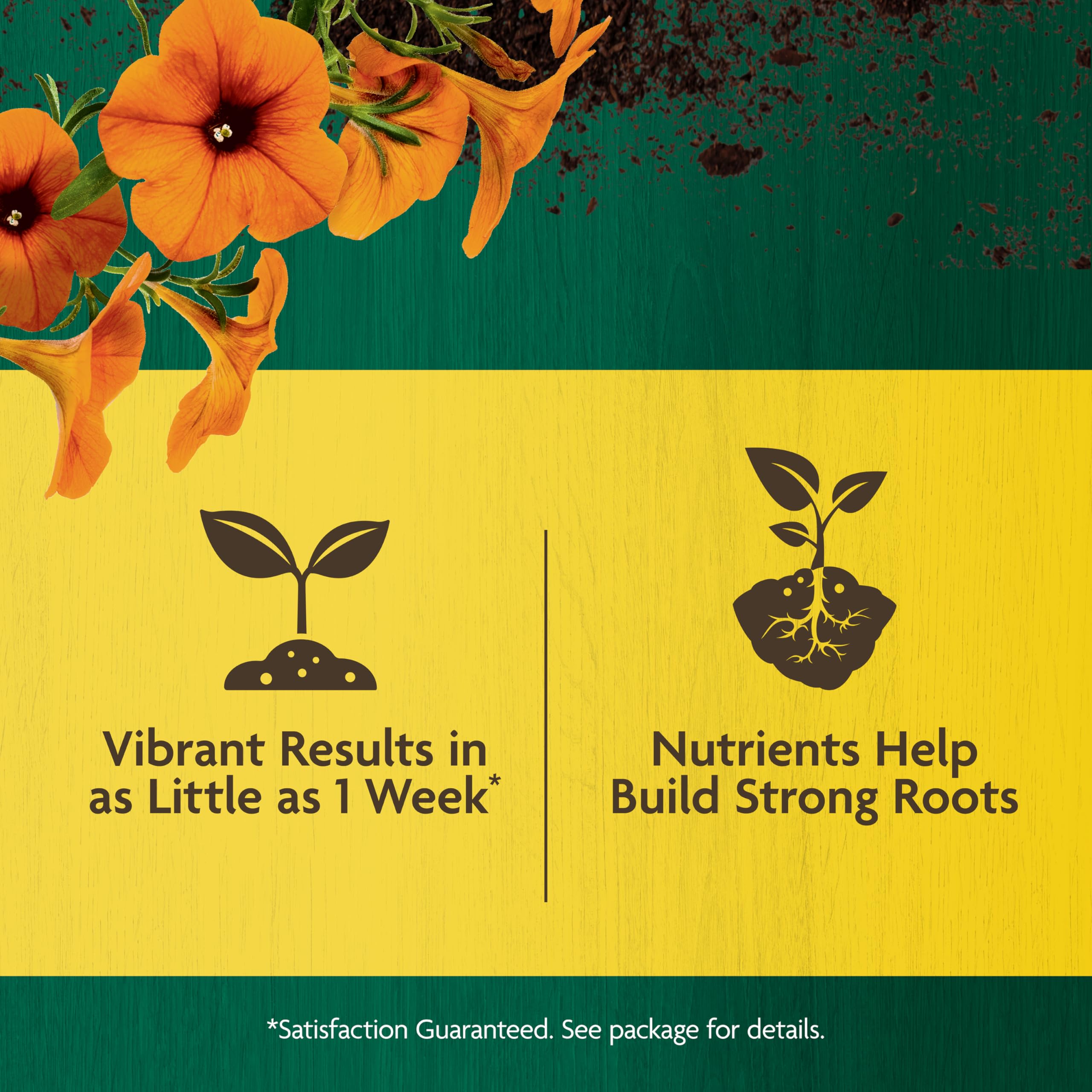 Close-up of Miracle-Gro Organic Plant Food granules