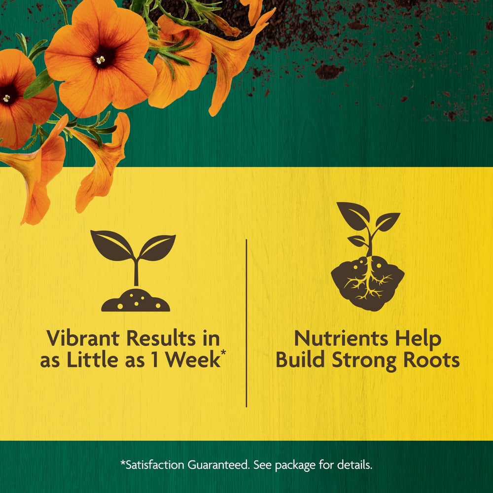 Close-up of Miracle-Gro Organic Plant Food granules