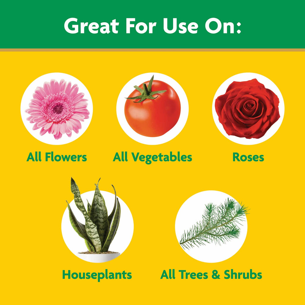 Close-up of Miracle-Gro Water Soluble Plant Food liquid
