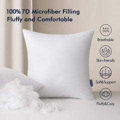 Close-up of MIULEE waterproof outdoor pillow inserts