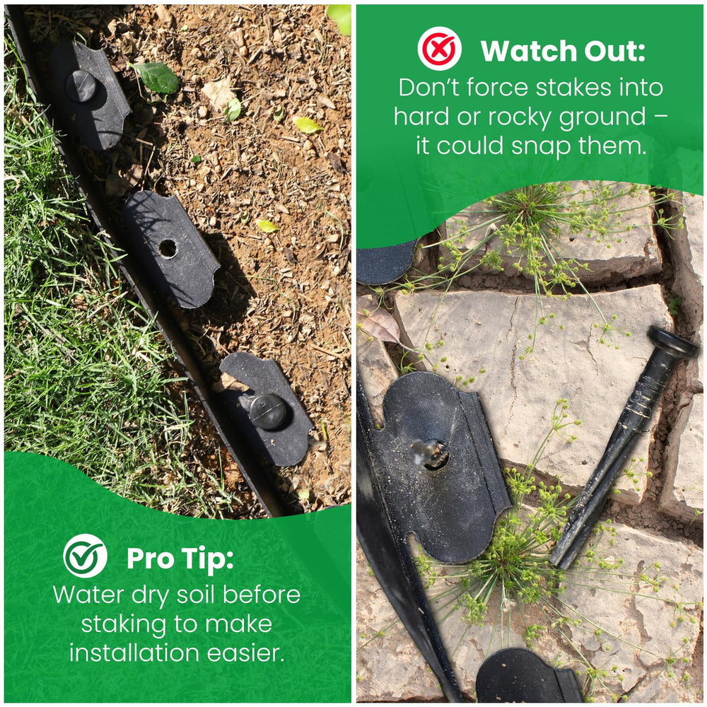 Close-up of MIXC Garden Edging Border material