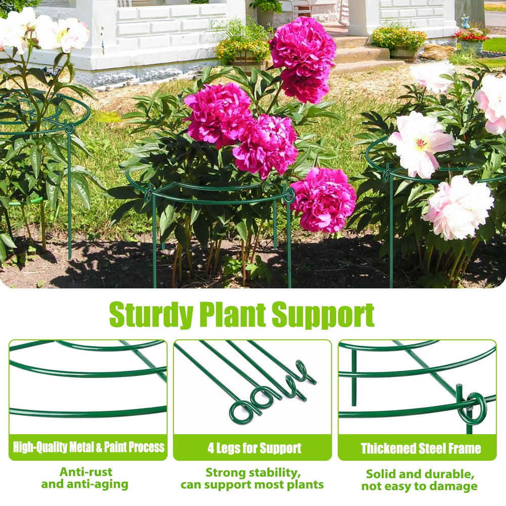 Close-up of MJZ Peony Cages showing 4 leg supports
