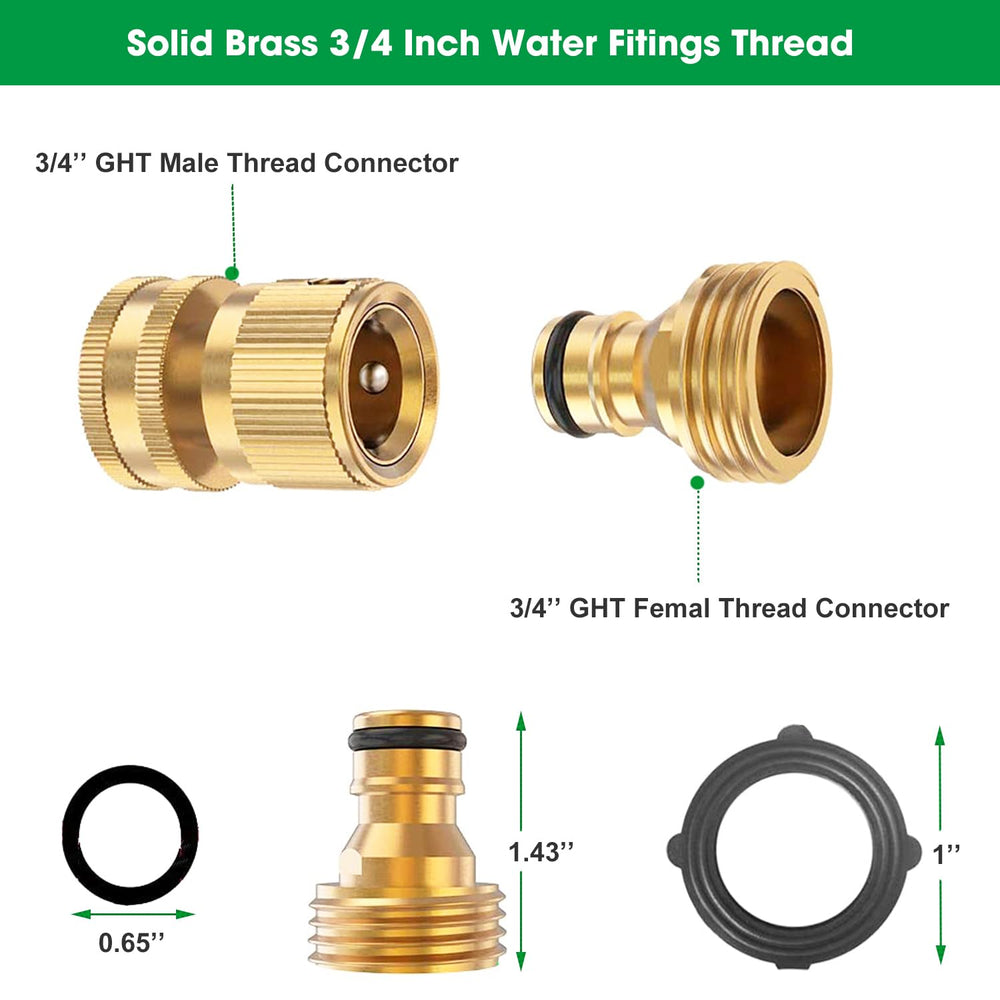 Close-up of MOLIK quick connector showing thread detail