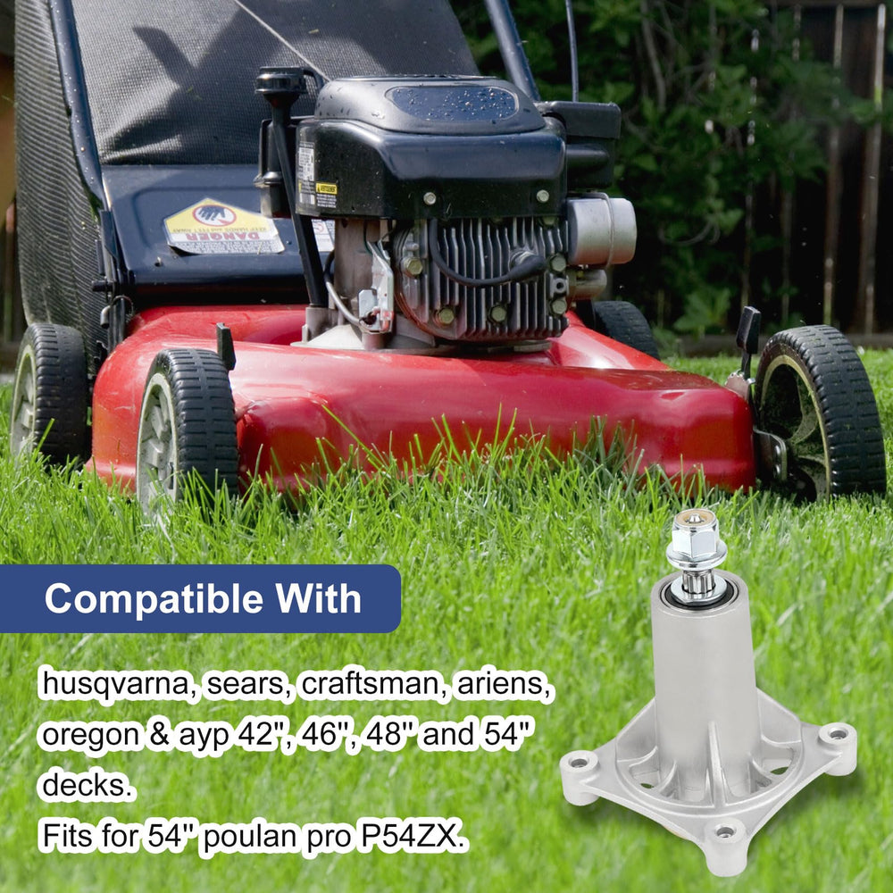 Close-up of MONKEMON Mower Spindle blade mount