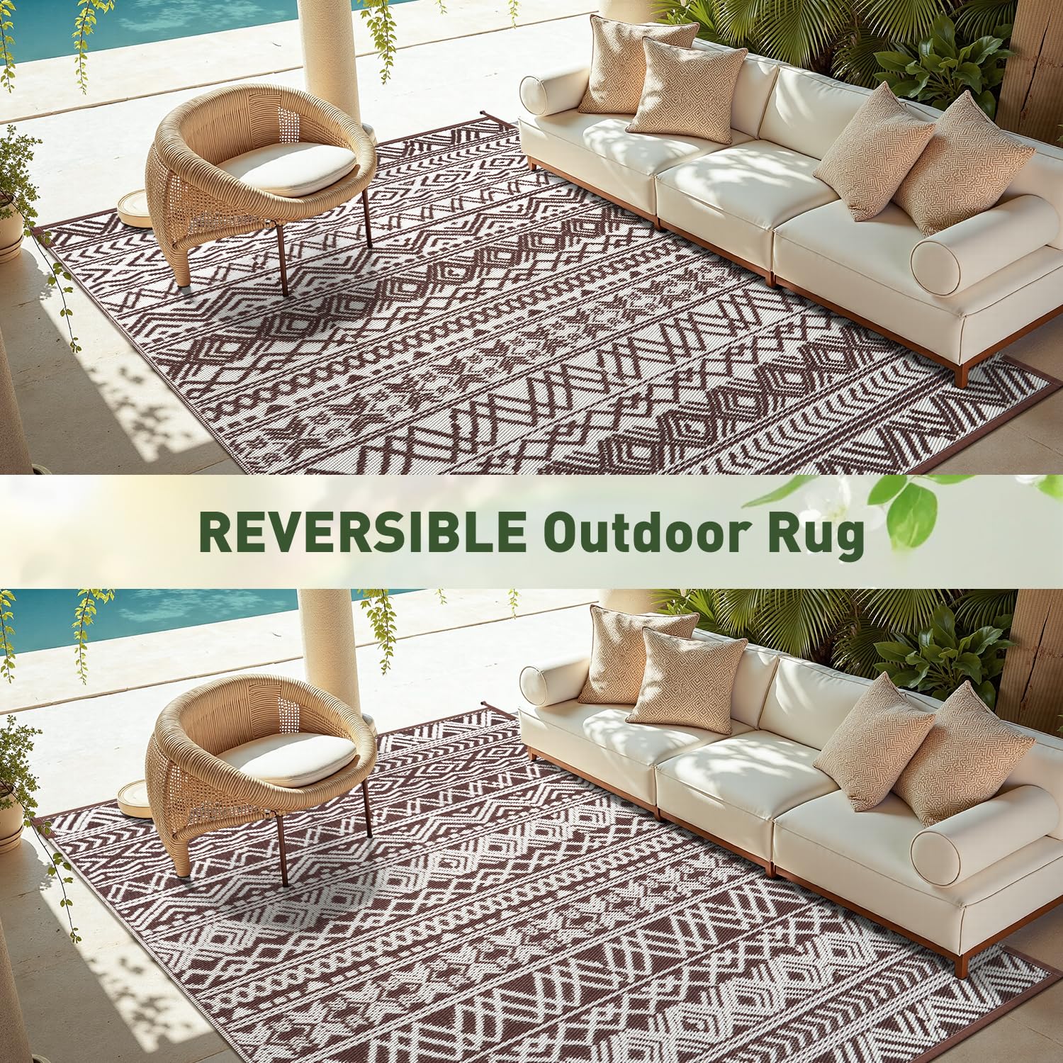 Close-up of MontVoo Outdoor Rug texture