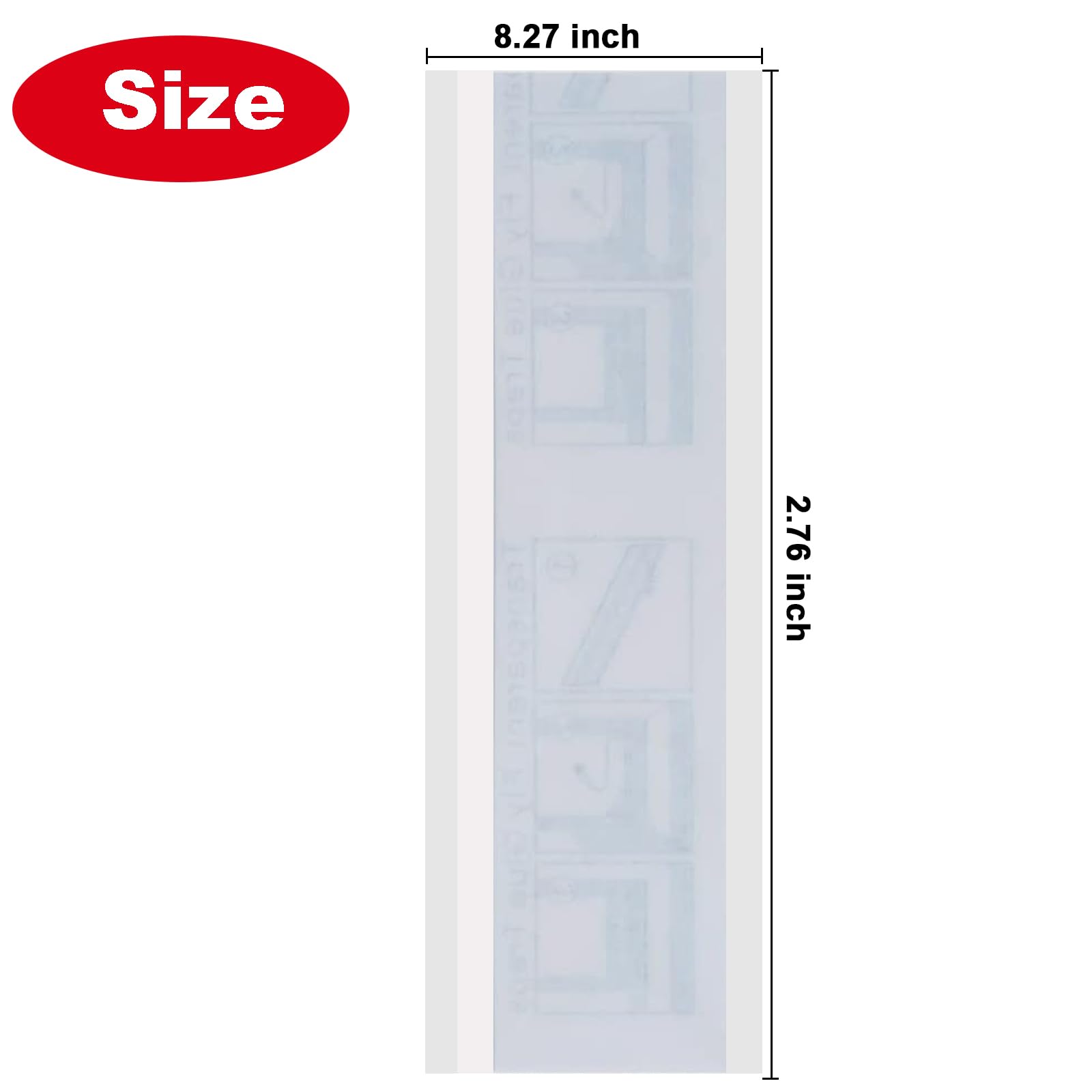 Close-up of Mosqueda Window Fly Trap adhesive surface