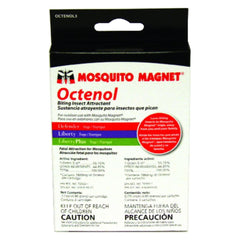 Close-up of Mosquito Magnet Octenol pod showing packaging details