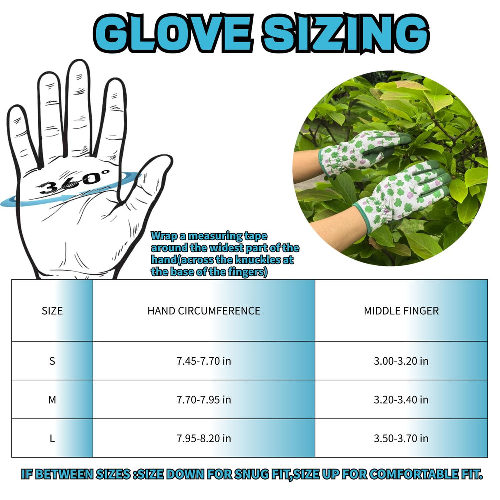 Close-up of MSUPSAV gardening gloves on a hand