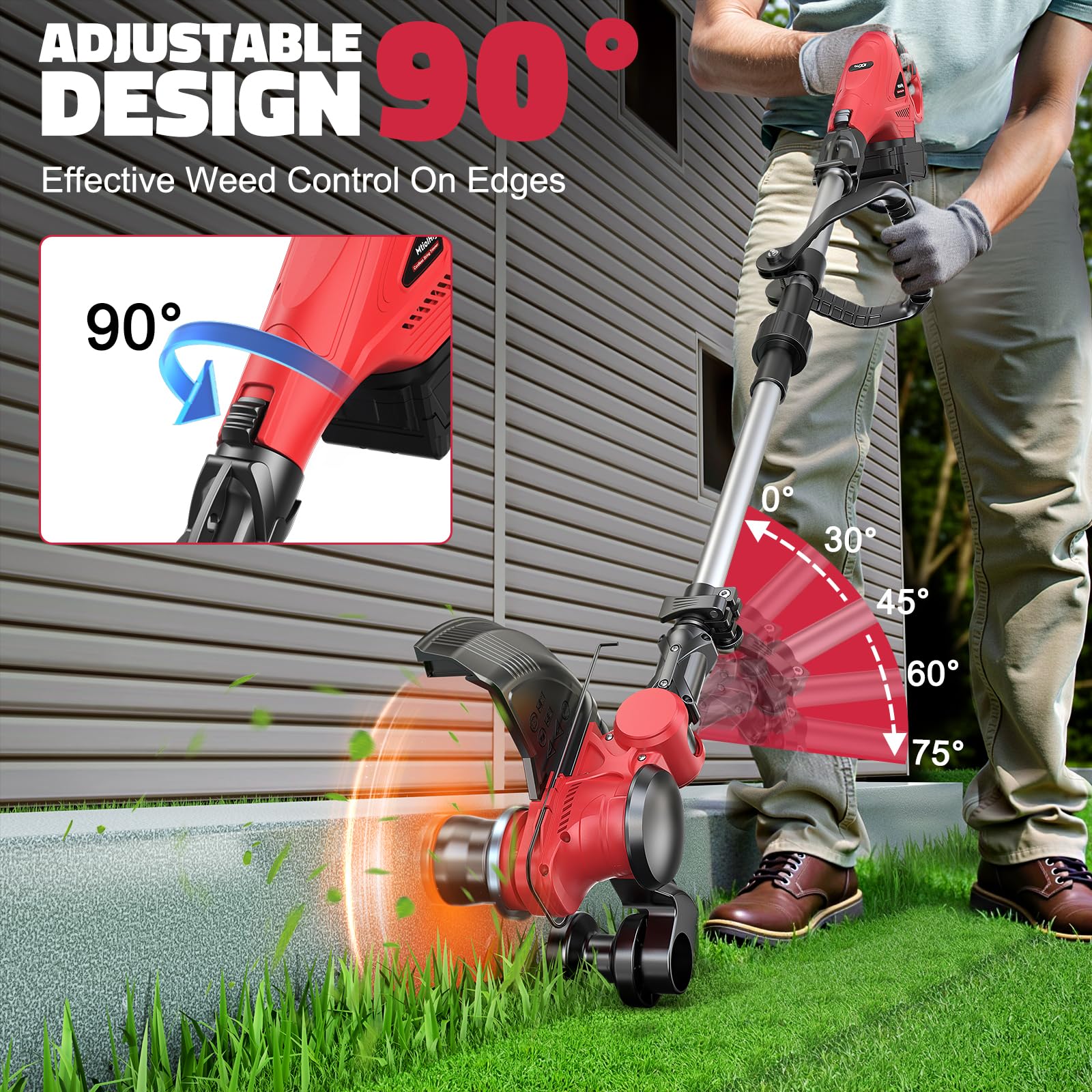 Close-up of MtiolHig String Trimmer brushless motor