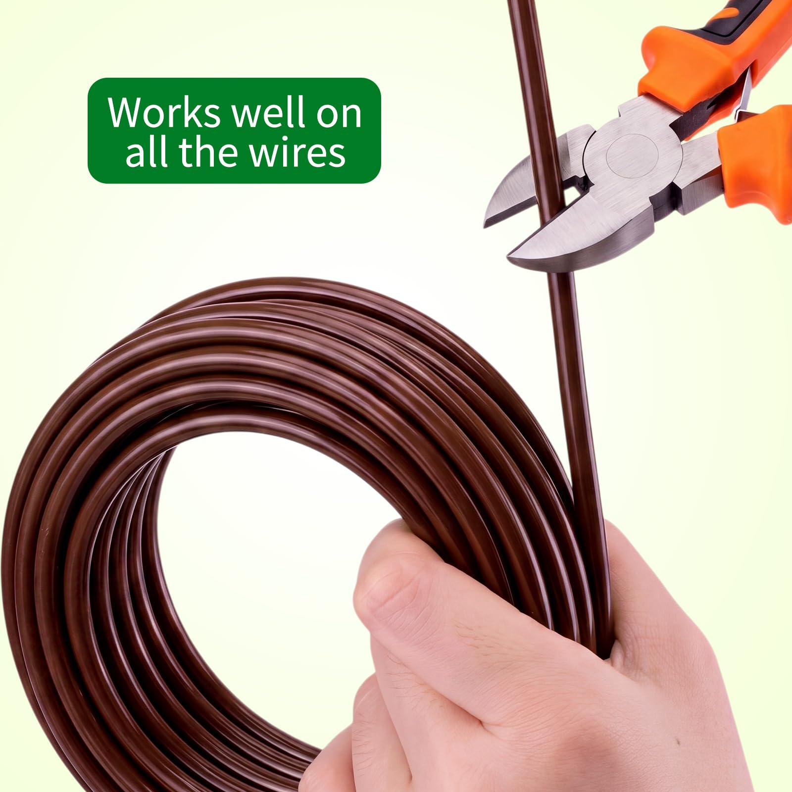 Close-up of Mudder 6mm bonsai wire and cutter