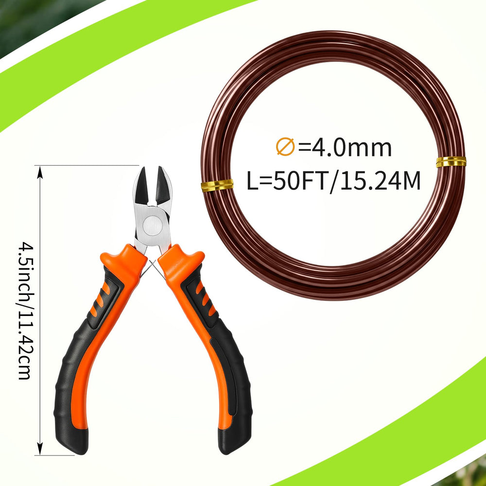 Close-up of Mudder Bonsai Training Wire 4mm thickness