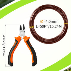 Close-up of Mudder Bonsai Training Wire 4mm thickness