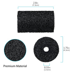 Close-up of MUSCCCM polyurethane foam tail scrubber