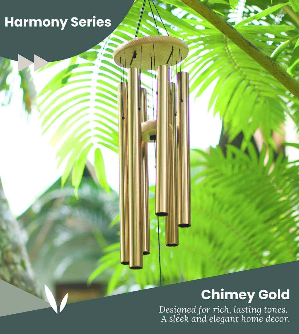 Close-up of Nalulu wind chimes showing hand-tuned features