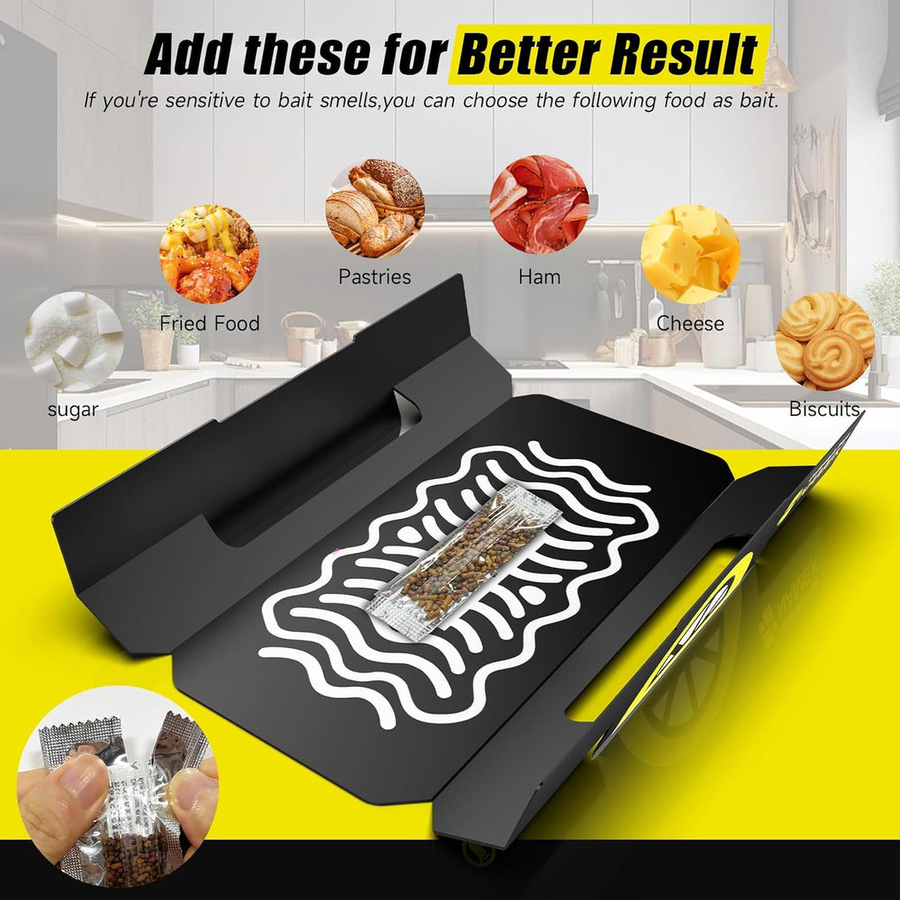 Close-up of NAMEK Cockroach Glue Trap showing eco-friendly cardboard