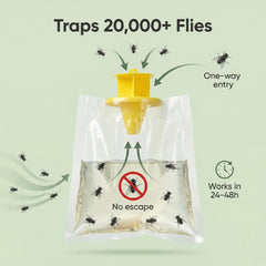 Close-up of NAMEK disposable fly trap bag