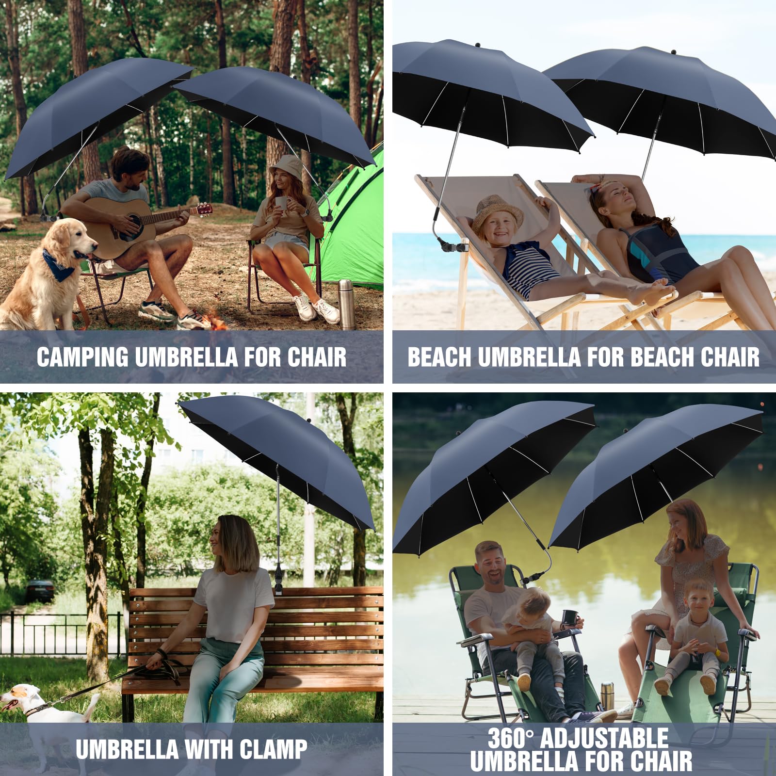 Close-up of NBtoUS Chair Umbrella clamp mechanism