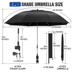 Close-up of NBtoUS umbrella fabric, highlighting the UV protection