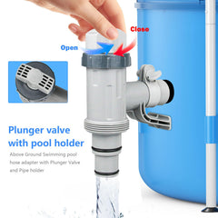 Close-up of Nefemo plunger valve and holder