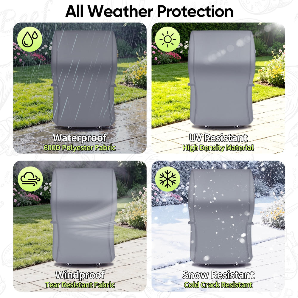 Close-up of NEXCOVER Heavy Duty BBQ Grill Cover material