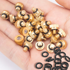 Close-up of NFAMRZCAR brass misting nozzle