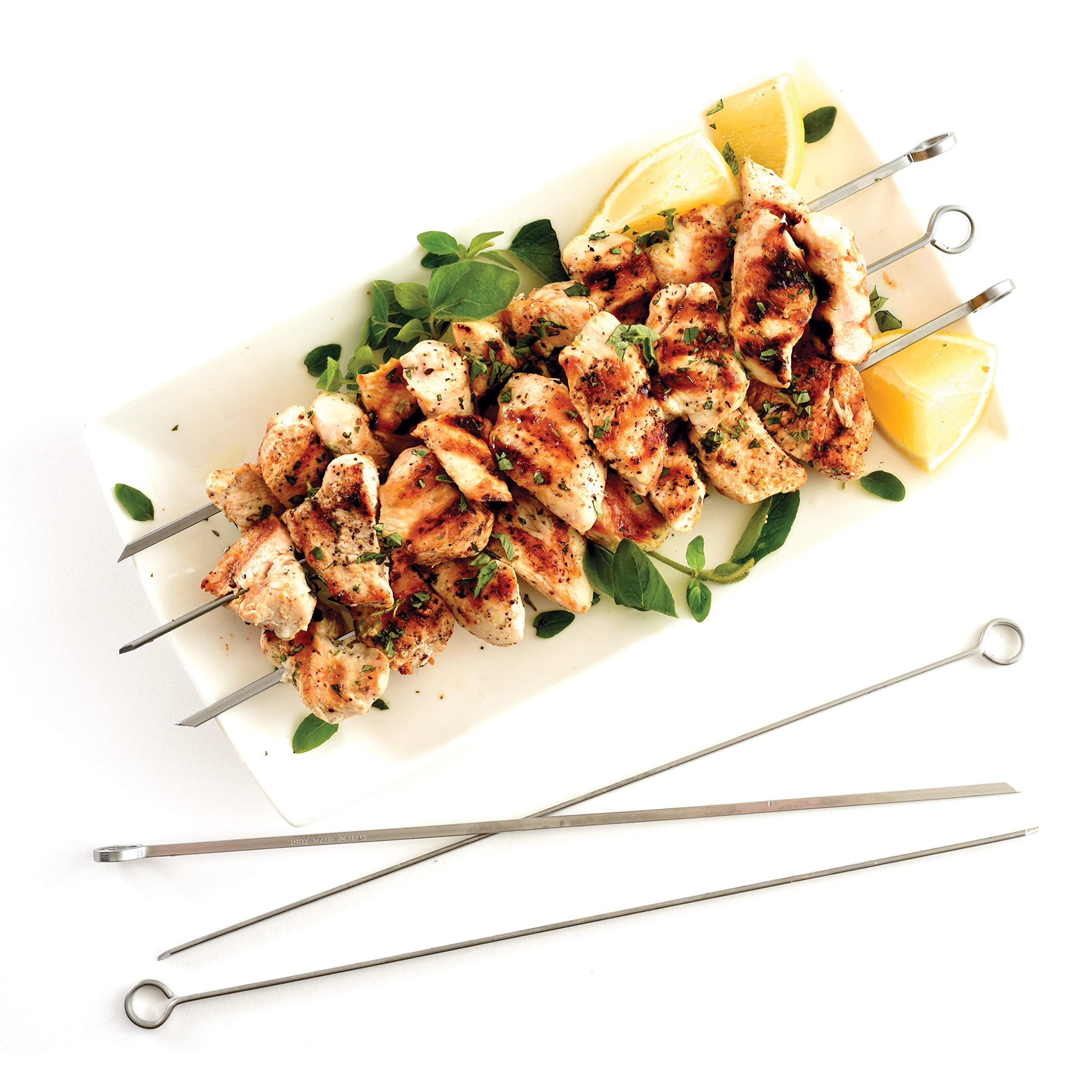 Close-up of Norpro Stainless Steel Skewers