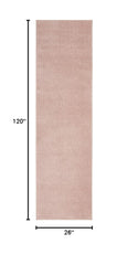 Close-up of Nourison Essentials Pink Outdoor Rug texture