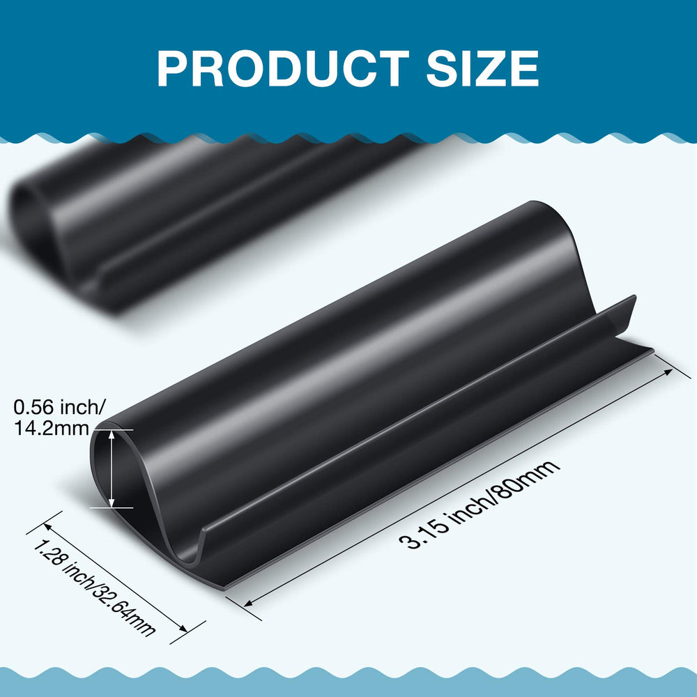Close-up of Nuanchu pool cover clip showing durability