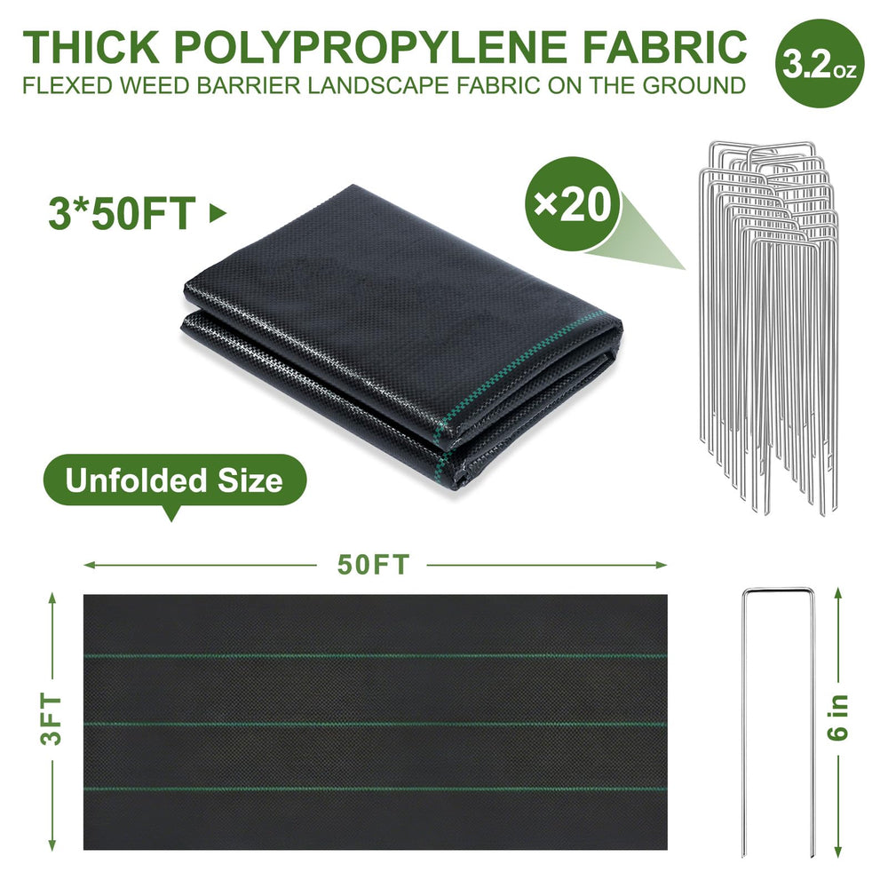 Close-up of Ocean ice Weed Barrier Fabric material