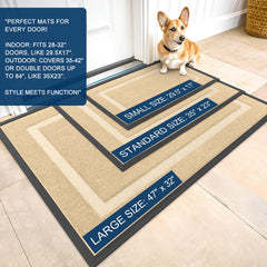 Close-up of OLANLY doormat surface texture