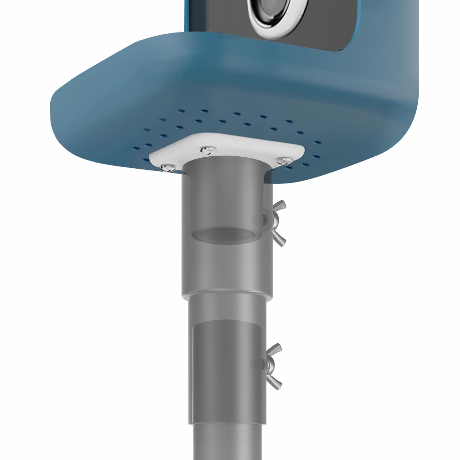 Close-up of onlyfly Pole Mount Adapter wing screws