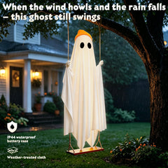 Close-up of OOBILA ghost's light features and accessories