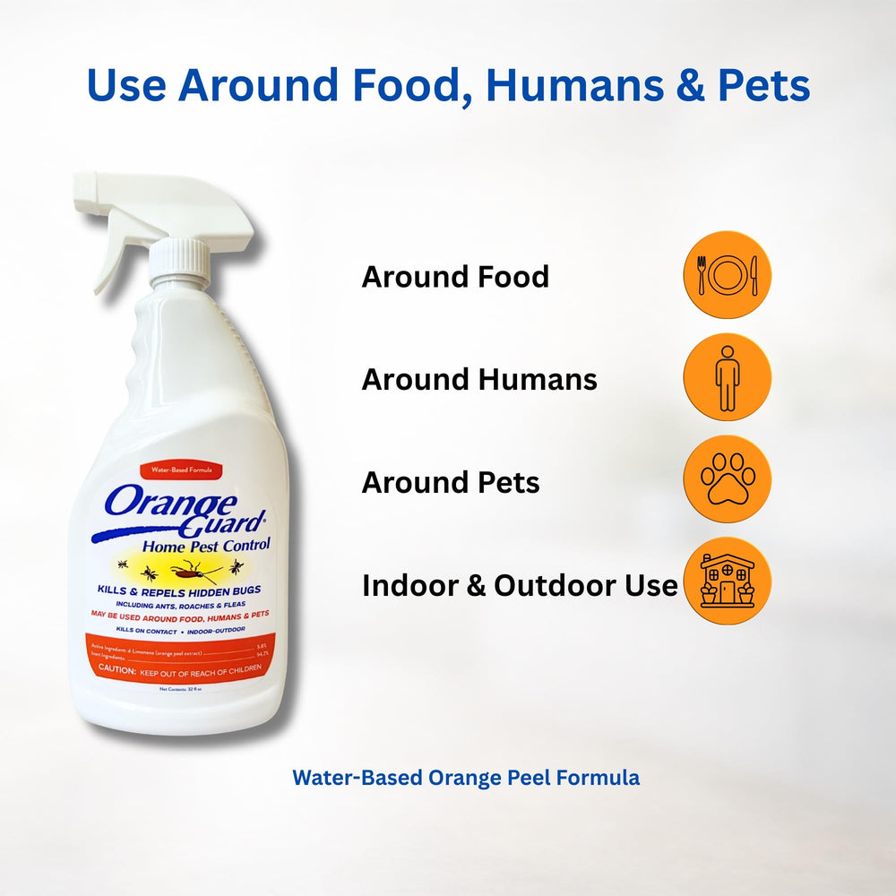 Close-up of ORANGE GUARD Home Pest Control Spray nozzle