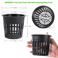 Close-up of ORIMERC net pot showcasing slotted mesh design