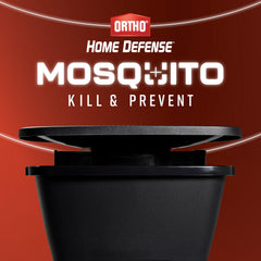 Close-up of Ortho Mosquito Kill & Prevent Station setup