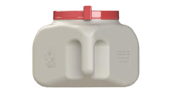 Close-up of OverEZ Compact Chicken Waterer lid with de-icer cord