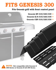 Close-up of Paayox flavorizer bars for Weber Genesis grill