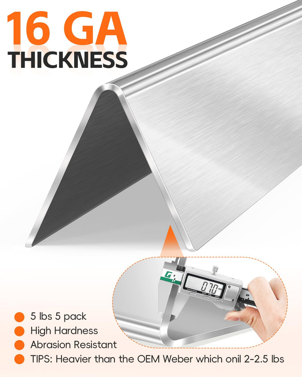 Close-up of Paayox flavorizer bars showing thickness