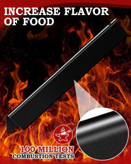 Close-up of Paayox Flavorizer Bars with grill drippings