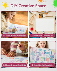 Close-up of PartyPrints yard sign material and stake