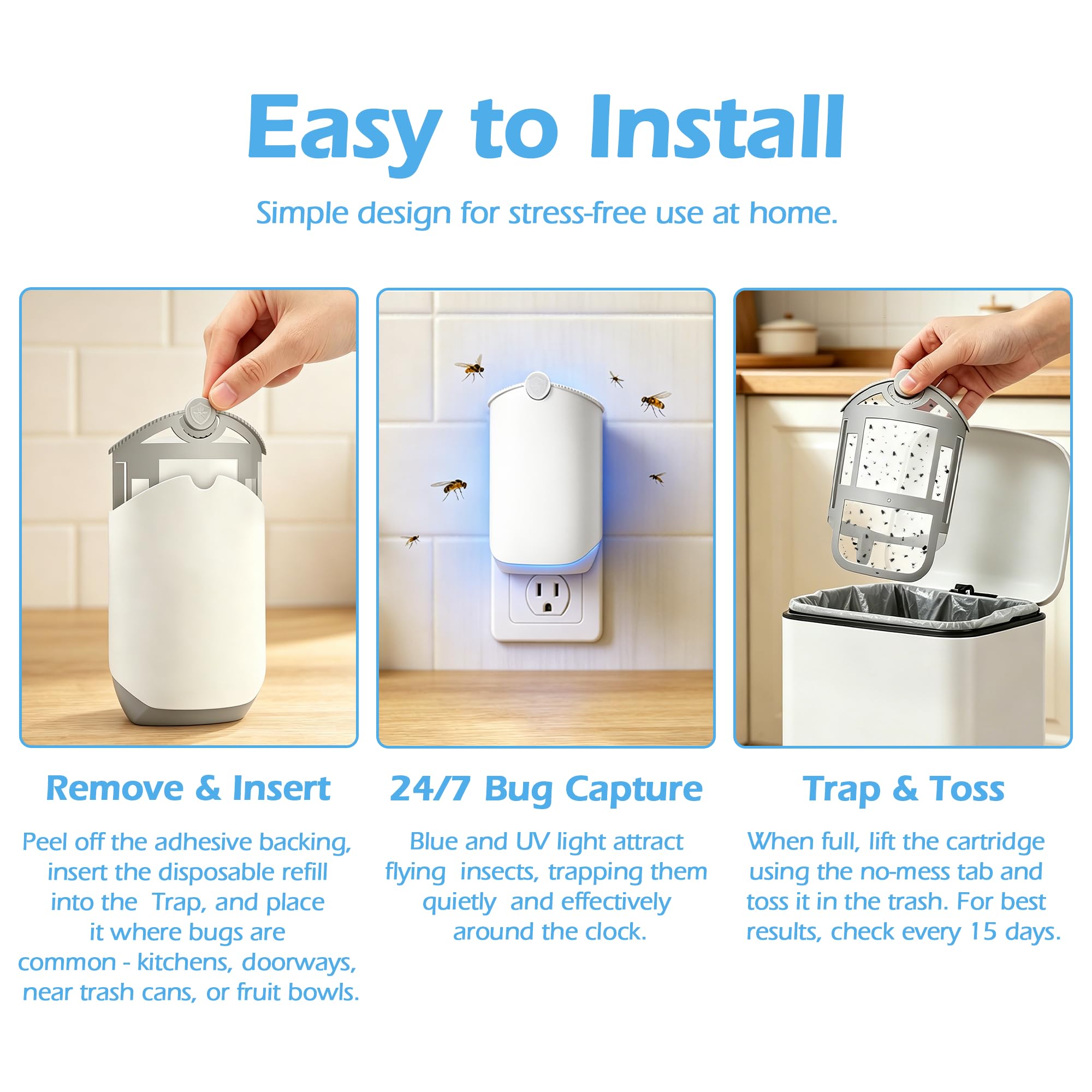 Close-up of PESTCON refill cartridge installation process
