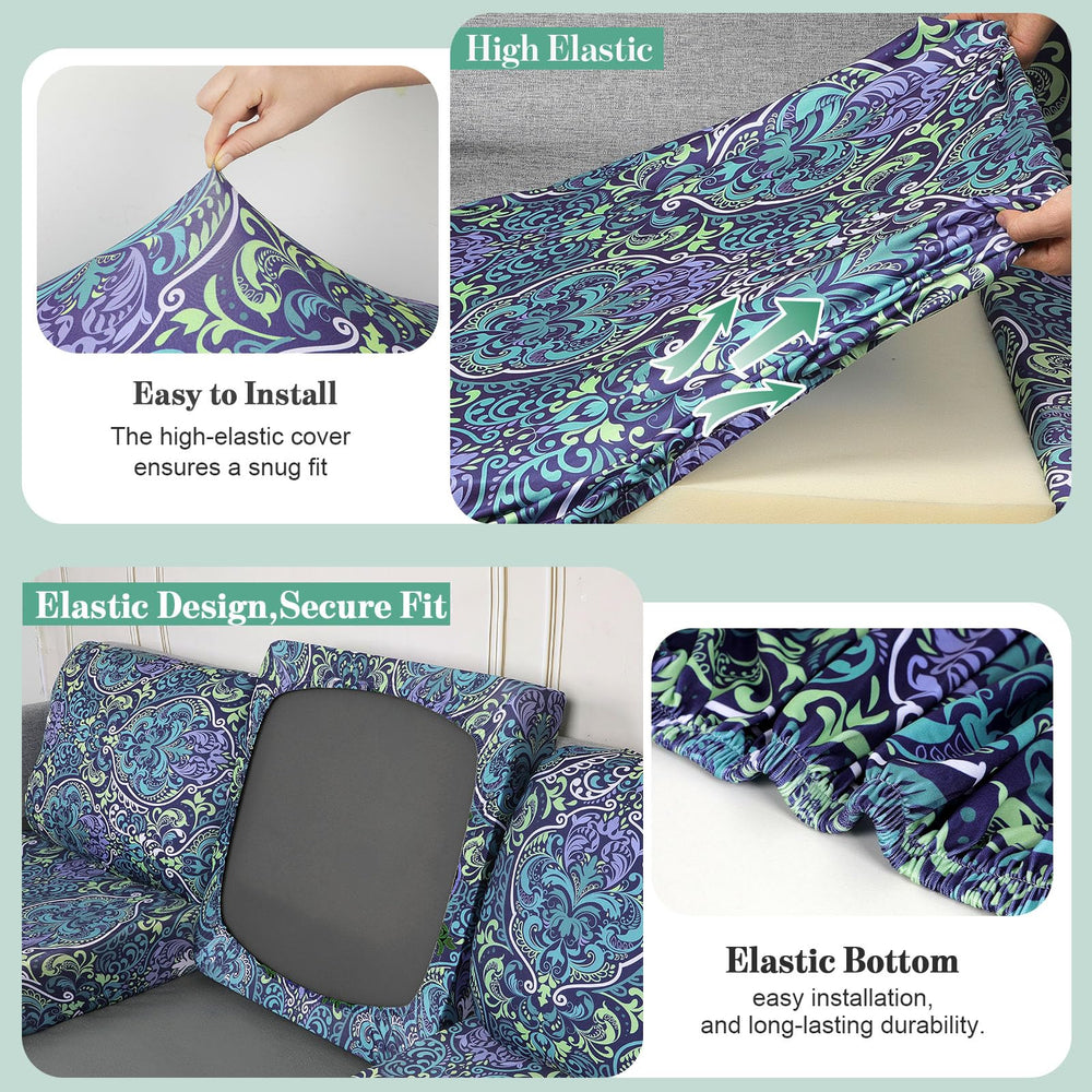 close-up of pickyNproud cushion cover elastic fit