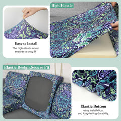close-up of pickyNproud cushion cover elastic fit