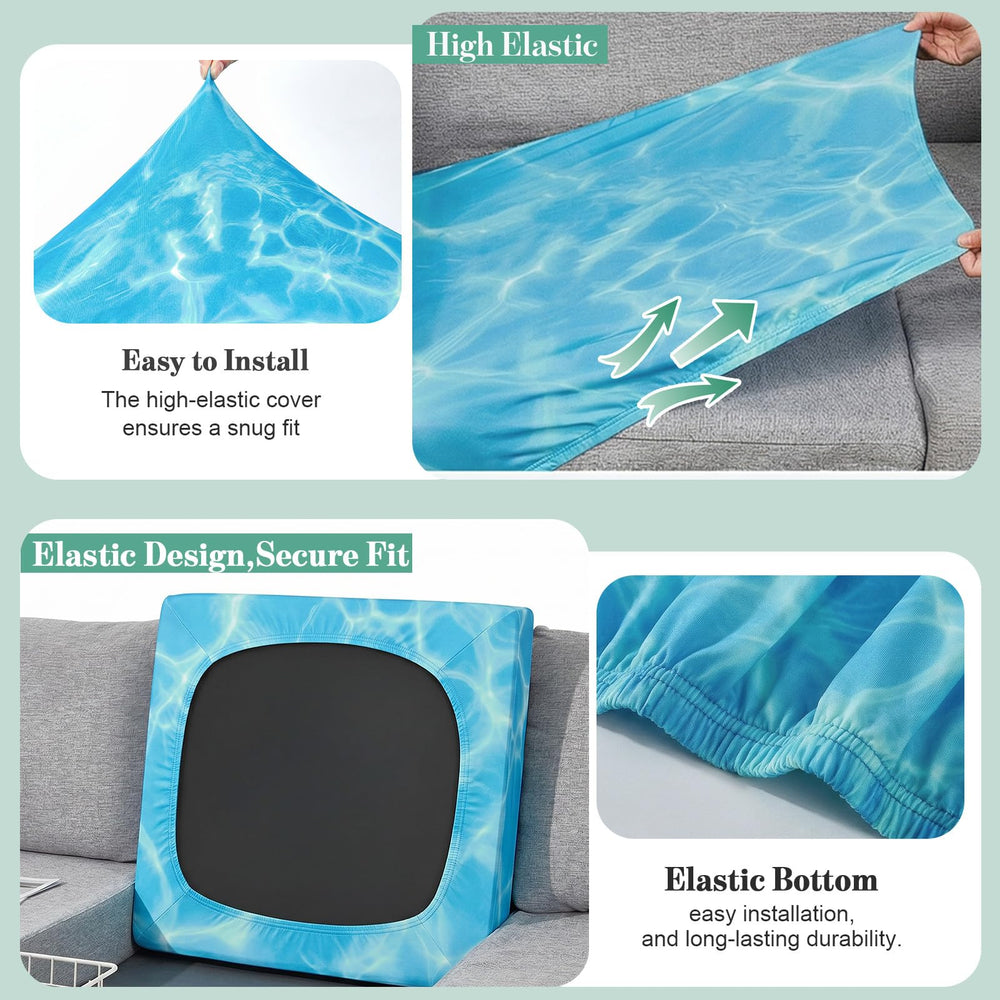close-up of pickyNproud elastic cushion cover material