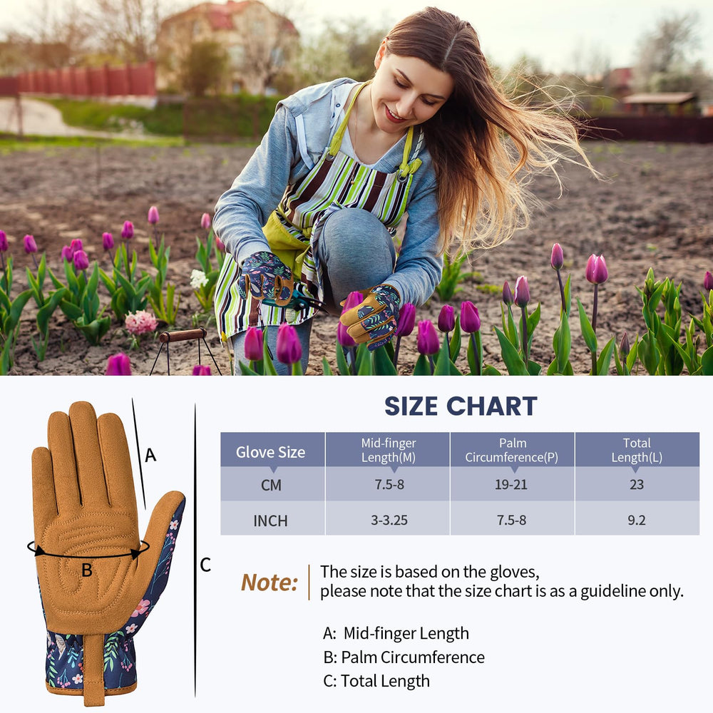 Close-up of Pleneal Gardening Gloves' padded palm