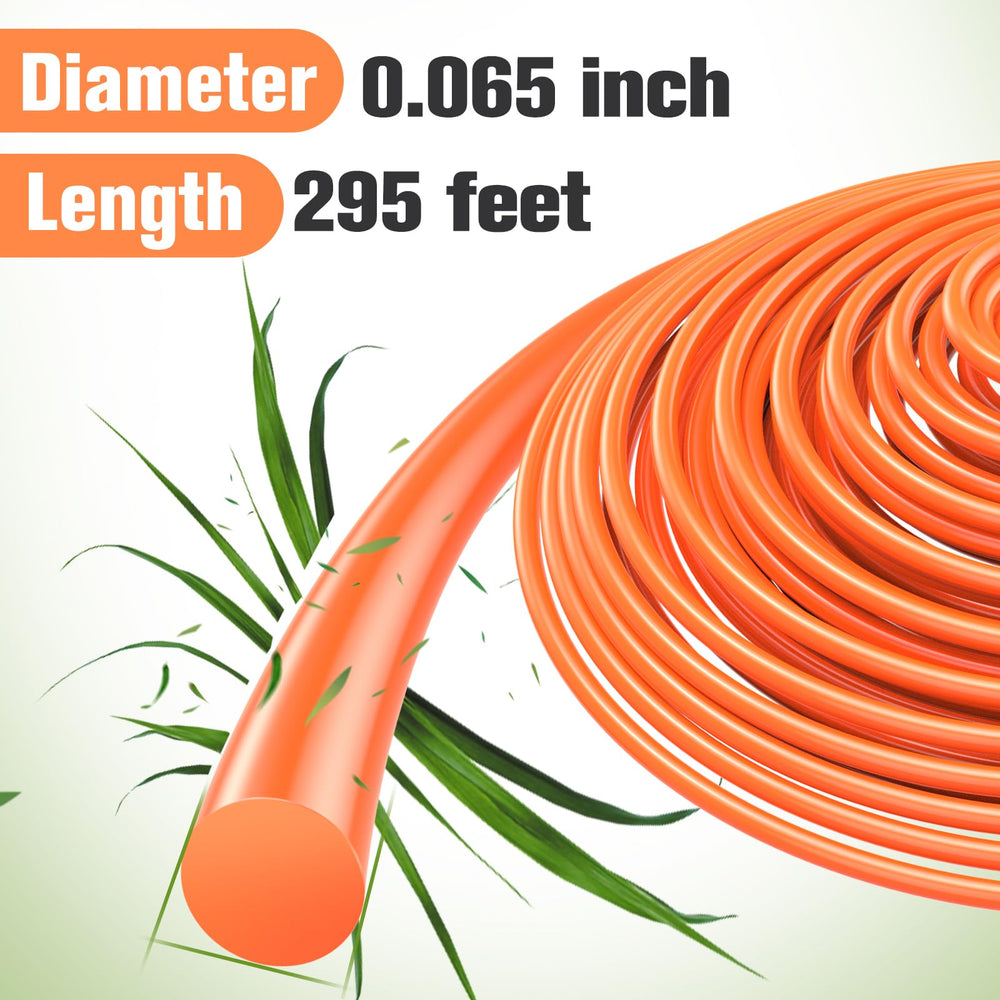 Close-up of PLUSINTO trimmer line's nylon structure